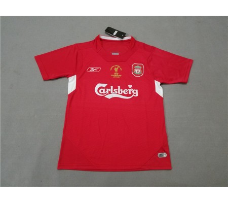 Liverpool 2005 UCL Home Red Soccer Jersey